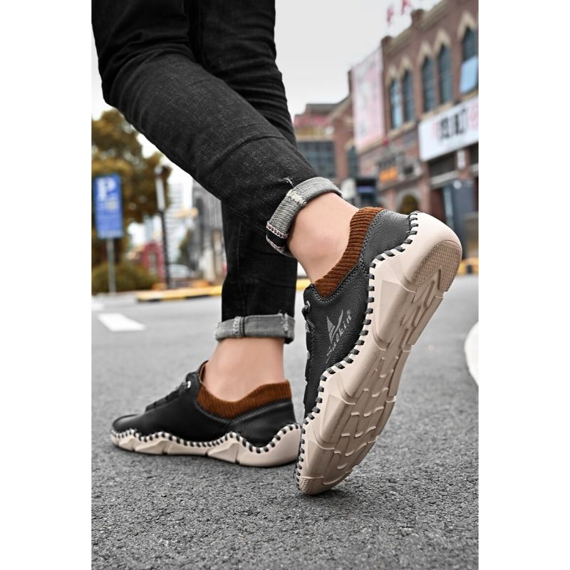 Men's Artificial Leather Casual Shoes-My Soft Slipper