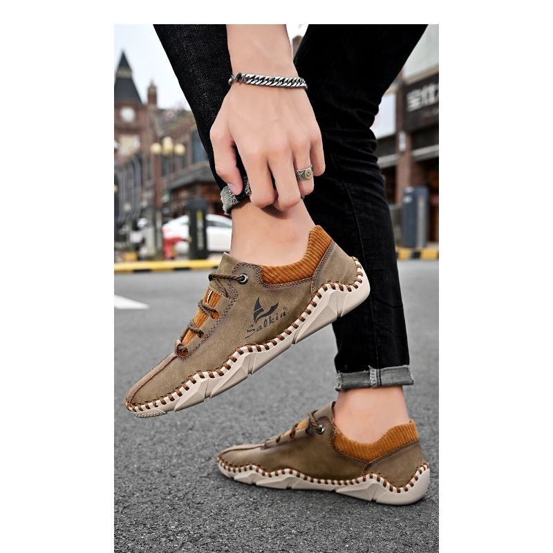 Men's Artificial Leather Casual Shoes-My Soft Slipper
