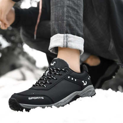 Men's Plush Warm Snow Ankle Boots-My Soft Slipper