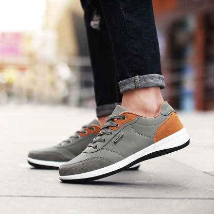 Men's Casual Lace Up Shoes-My Soft Slipper