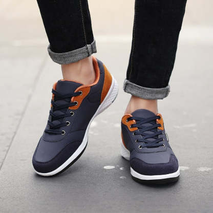 Men's Casual Lace Up Shoes-My Soft Slipper