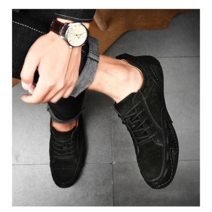 Men's Genuine Leather Comfortable Loafers-My Soft Slipper