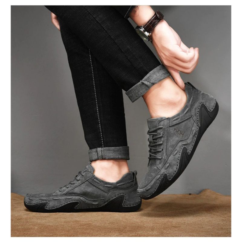 Men's Genuine Leather Comfortable Loafers-My Soft Slipper