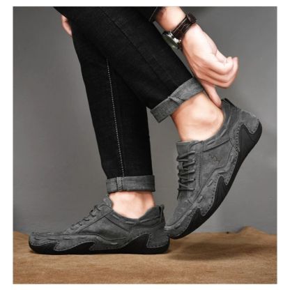 Men's Genuine Leather Comfortable Loafers-My Soft Slipper