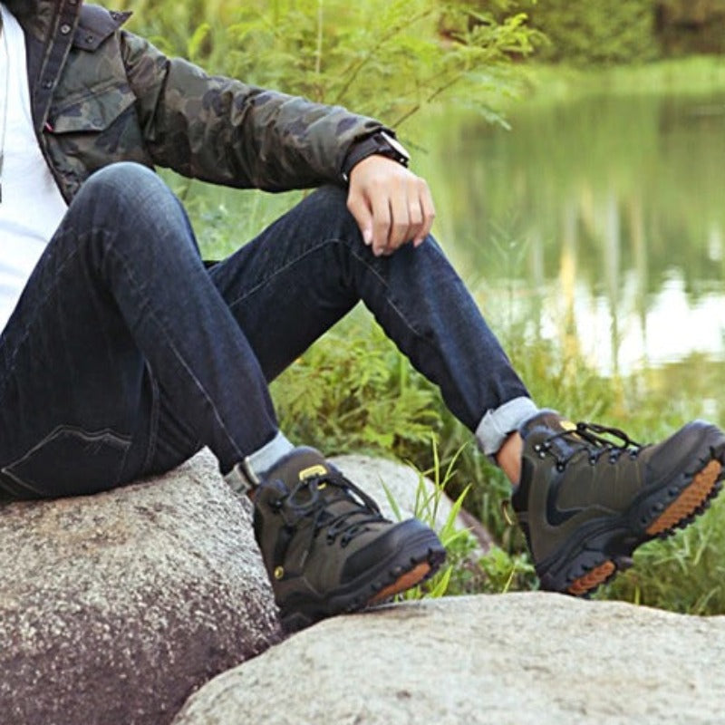 Men's Outdoor Waterproof Ankle Boots-My Soft Slipper