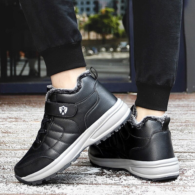 Men's Winter Warm Waterproof Boots-My Soft Slipper