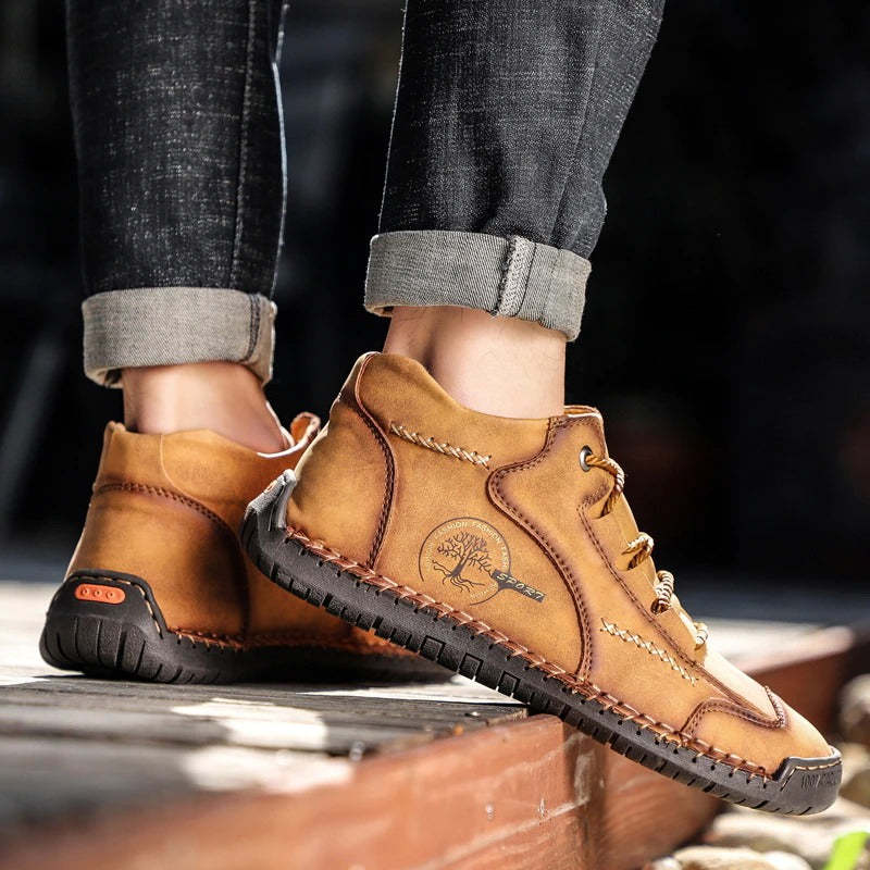 Men's Comfortable Western Boots-My Soft Slipper