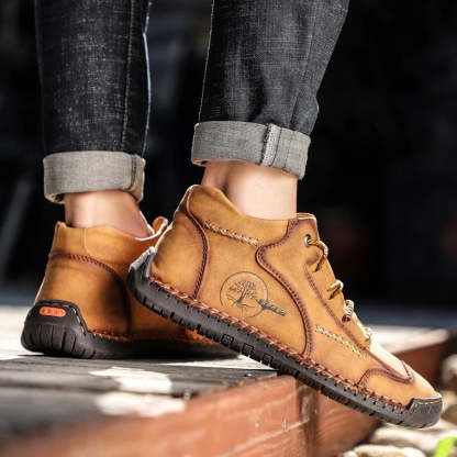 Men's Comfortable Western Boots-My Soft Slipper