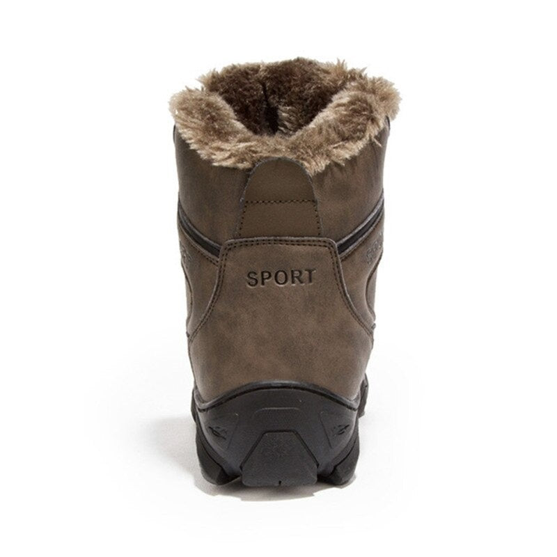 Men's Outdoor Plush Ankle Snow Boots-My Soft Slipper