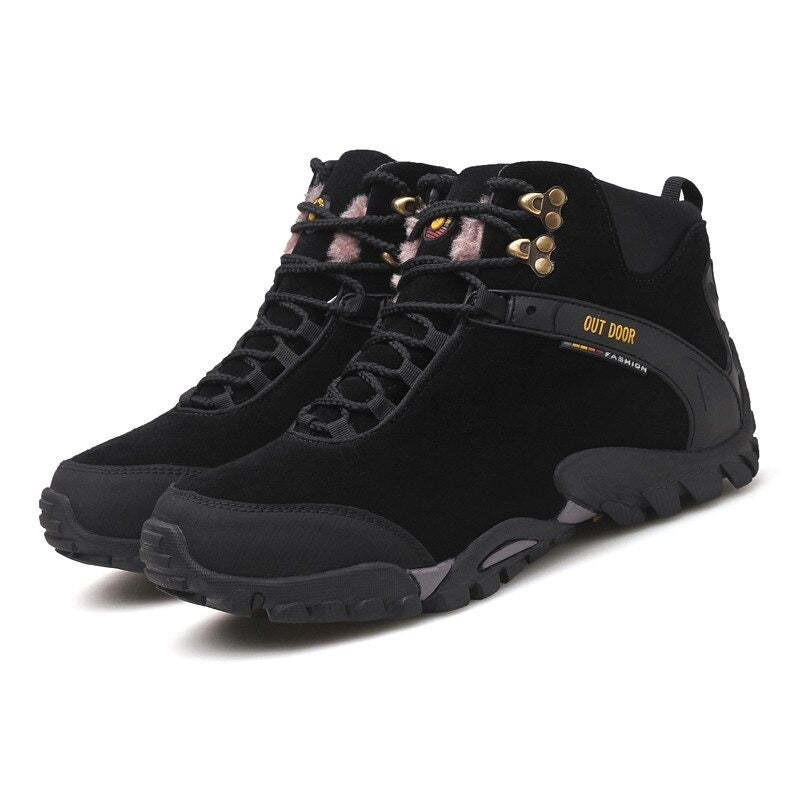 Men's Winter Warm Fur Snow Boots-My Soft Slipper