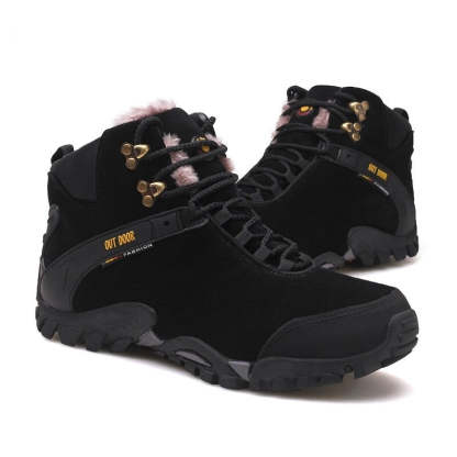 Men's Winter Warm Fur Snow Boots-My Soft Slipper
