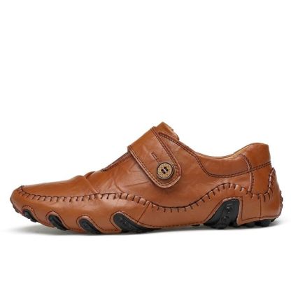 Men's Slip On Leather Flats Loafers-My Soft Slipper