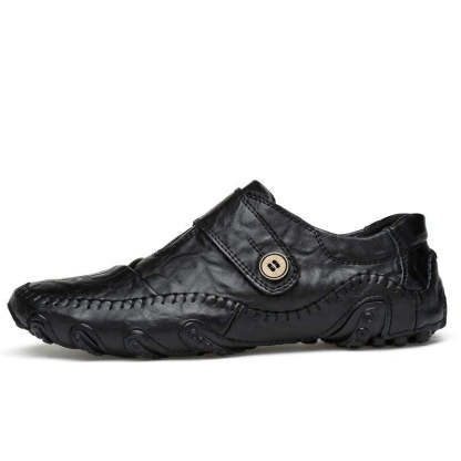 Men's Slip On Leather Flats Loafers-My Soft Slipper