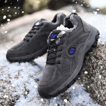 Men's Warm Snow Warm Plush Ankle Boots-My Soft Slipper