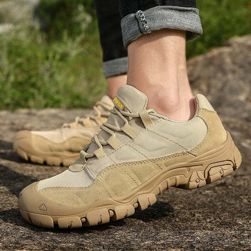 Leather Outdoor Non-Slip Shoes For Men-My Soft Slipper