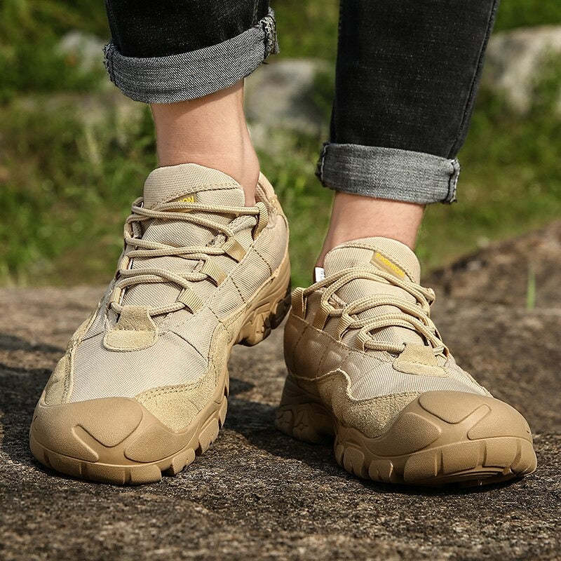 Leather Outdoor Non-Slip Shoes For Men-My Soft Slipper