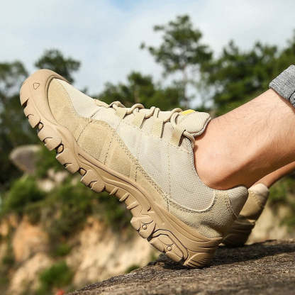 Leather Outdoor Non-Slip Shoes For Men-My Soft Slipper