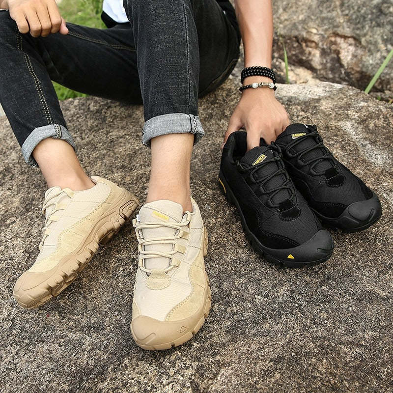 Leather Outdoor Non-Slip Shoes For Men-My Soft Slipper