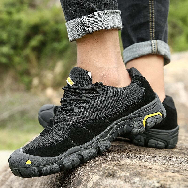 Leather Outdoor Non-Slip Shoes For Men-My Soft Slipper