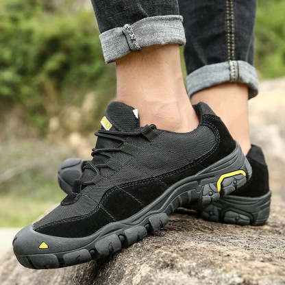 Leather Outdoor Non-Slip Shoes For Men-My Soft Slipper