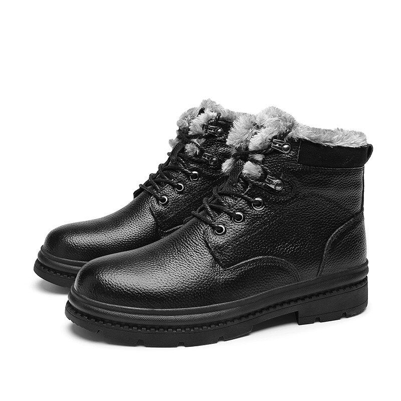 Men's Outdoor Working Snow Ankle Boots-My Soft Slipper