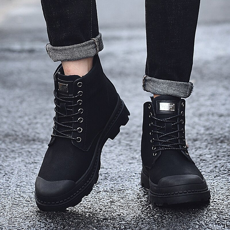 Winter Waterproof Riding Working Snow Ankle Boots-My Soft Slipper