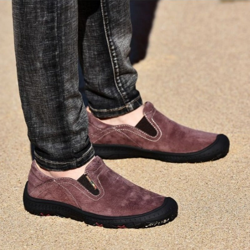 Men's Genuine Leather Loafers-My Soft Slipper