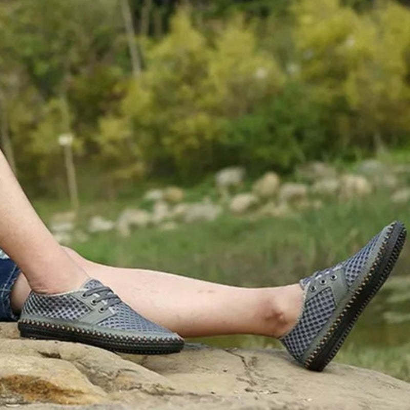 Breathable Comfortable Handmade Mesh Shoes-My Soft Slipper