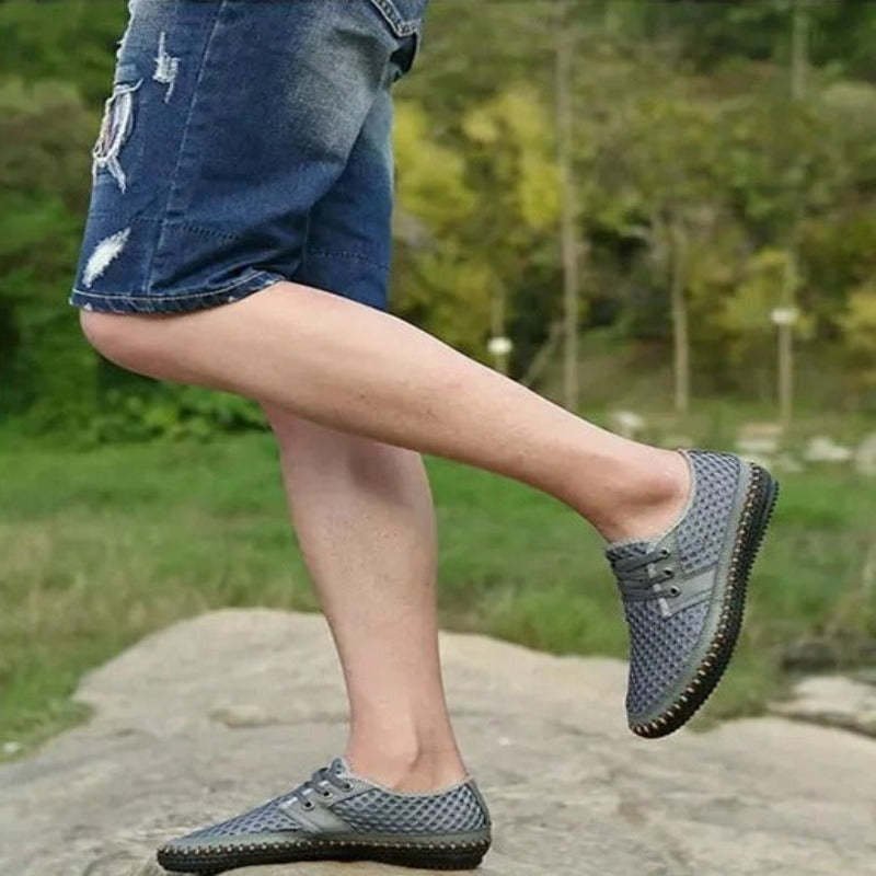 Breathable Comfortable Handmade Mesh Shoes-My Soft Slipper