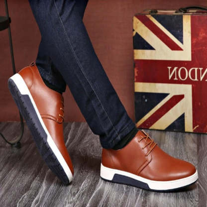 Men's Casual Leather Comfortable Shoes-My Soft Slipper