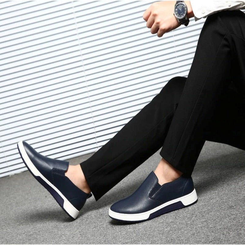 Men's Casual Leather Comfortable Shoes-My Soft Slipper