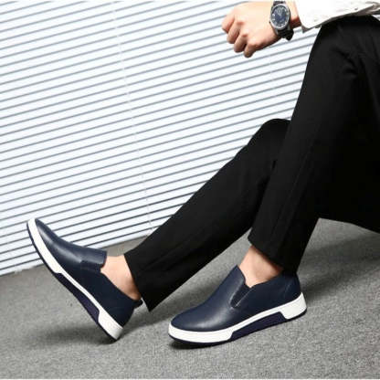 Men's Casual Leather Comfortable Shoes-My Soft Slipper