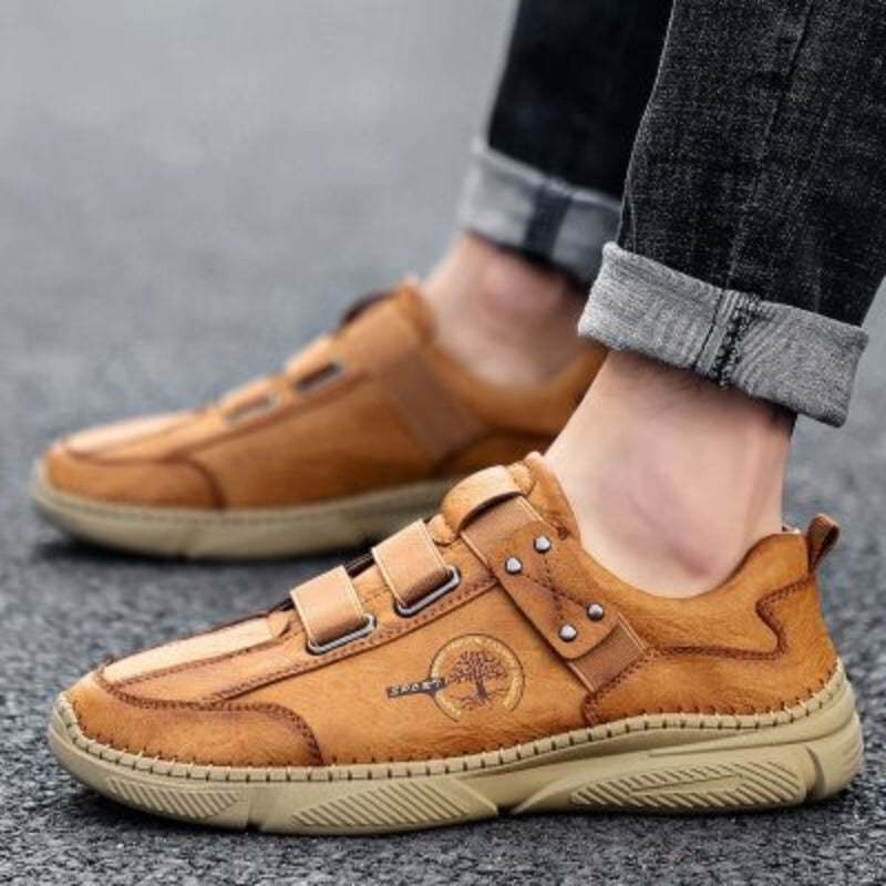 Men's Comfortable Casual Leather Shoes-My Soft Slipper