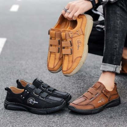 Men's Comfortable Casual Leather Shoes-My Soft Slipper