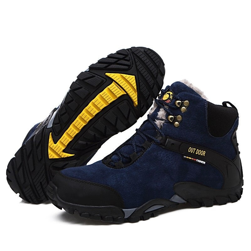 Men's Warm Plush Ankle Boots-My Soft Slipper