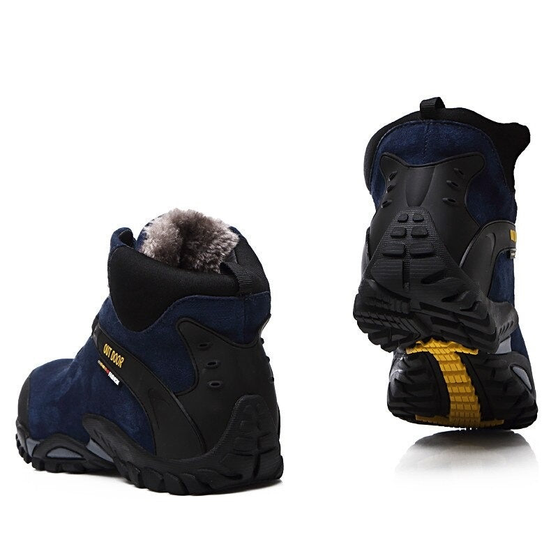 Men's Warm Plush Ankle Boots-My Soft Slipper