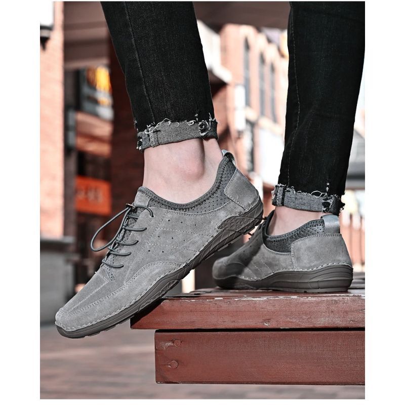 Men's Casual Genuine Leather Shoes-My Soft Slipper