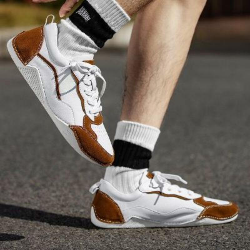 Men's Genuine Leather Handmade Shoes-My Soft Slipper