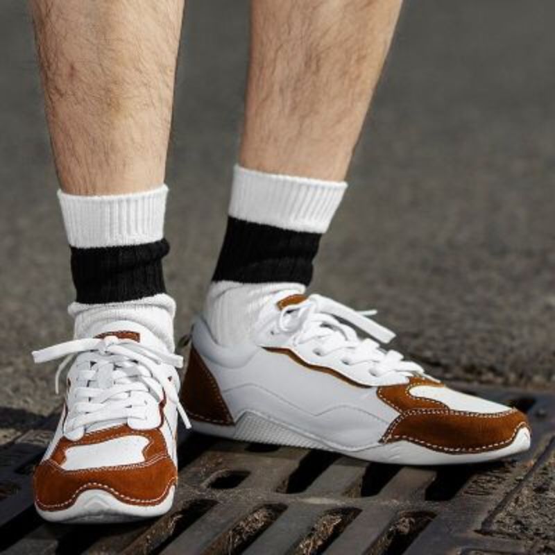 Men's Genuine Leather Handmade Shoes-My Soft Slipper