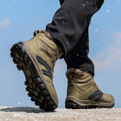 Men's Outdoor Winter Non-Slip Ankle Boots-My Soft Slipper