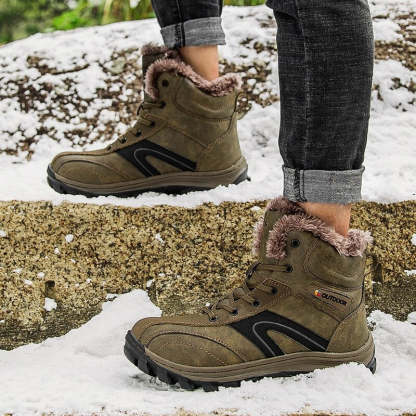 Men's Outdoor Winter Non-Slip Ankle Boots-My Soft Slipper