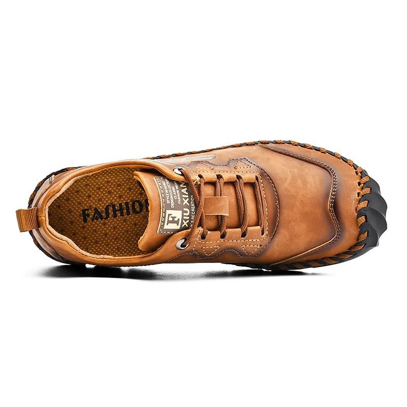 Men's Leather Handmade Casual Shoes-My Soft Slipper