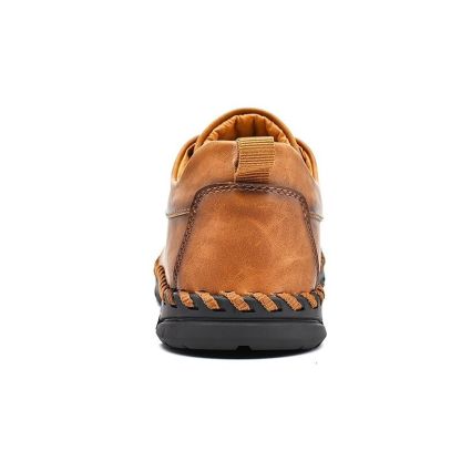Men's Leather Handmade Casual Shoes-My Soft Slipper