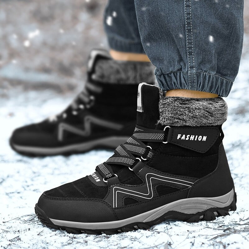 Men's High Top Snow Boots-My Soft Slipper