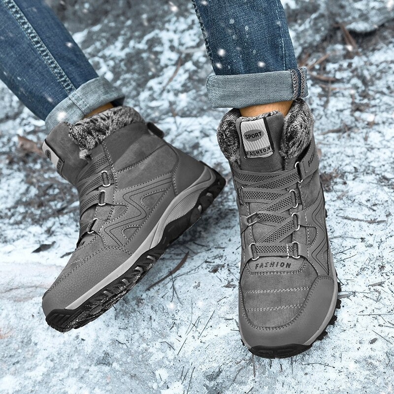 Men's High Top Snow Boots-My Soft Slipper