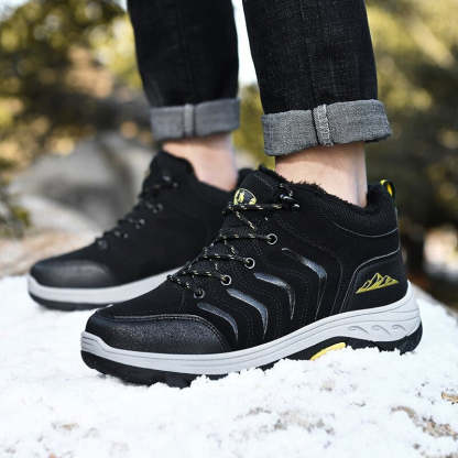 Men's Warm Fur Ankle Snow Boots-My Soft Slipper