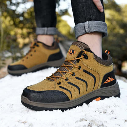 Men's Warm Fur Ankle Snow Boots-My Soft Slipper