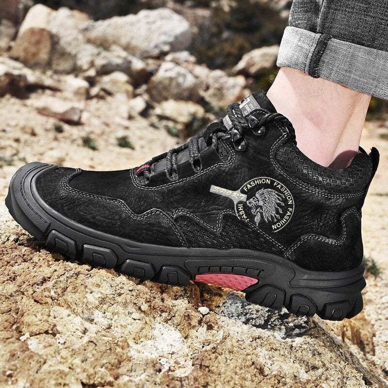 Men's Warm Waterproof Ankle Boots-My Soft Slipper