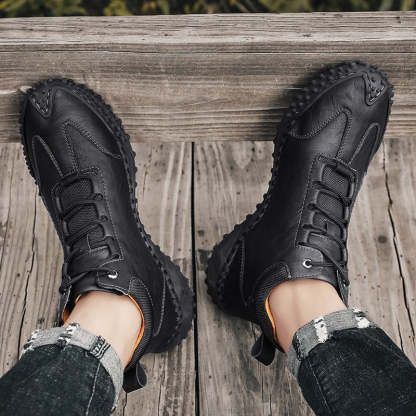 Men's Warm Handmade Ankle Boots-My Soft Slipper