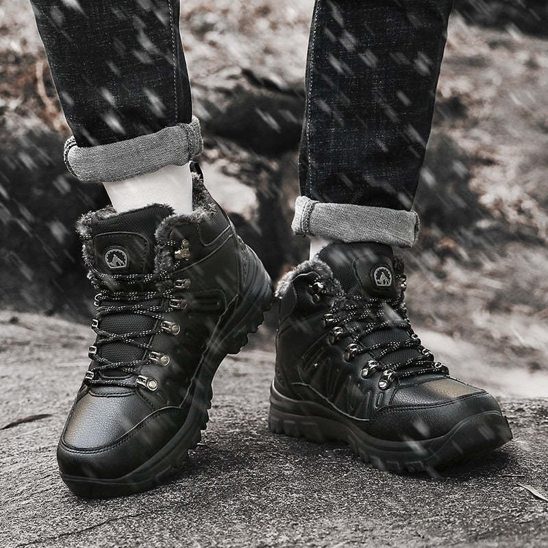 Men's Comfortable Warm  Boots-My Soft Slipper